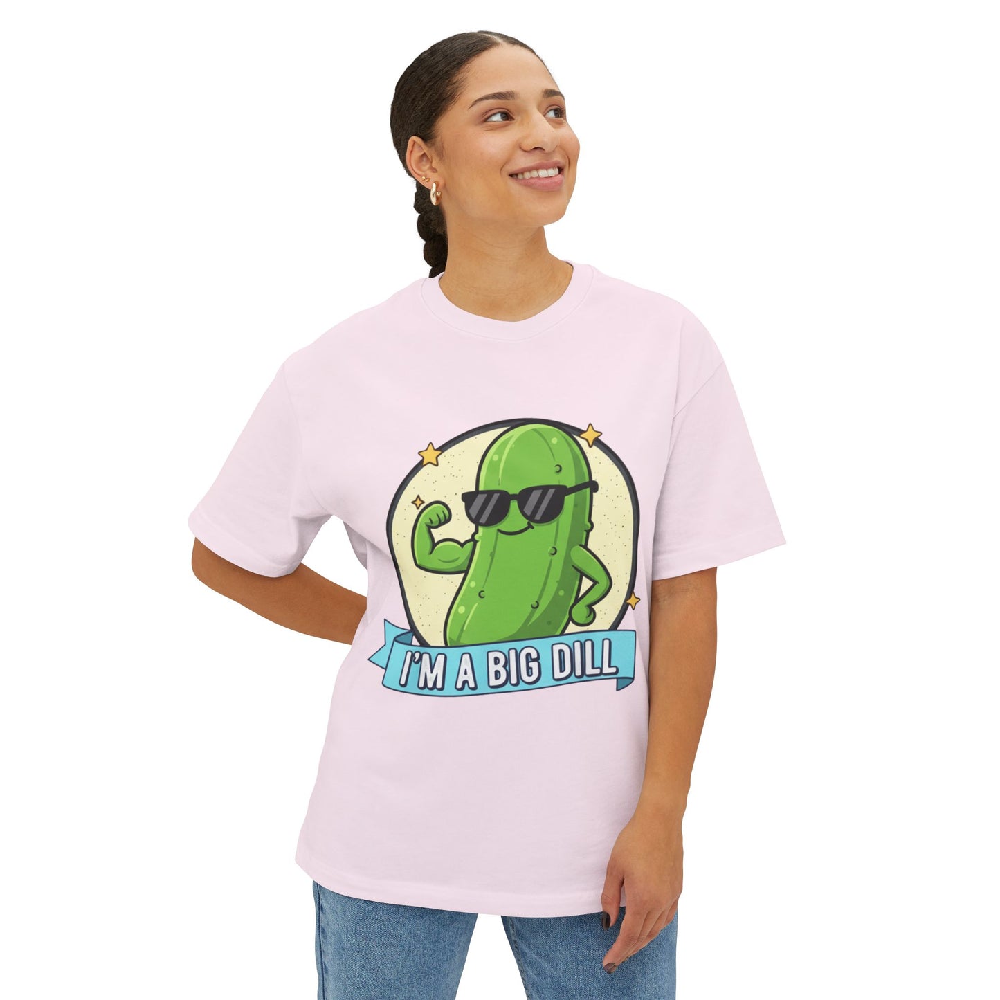I'm A Big Dill Graphic Tee - Unisex Oversized Boxy T-Shirt