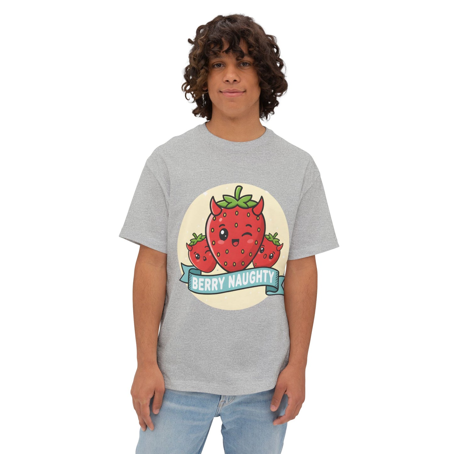 Berry Naughty Unisex Oversized Tee