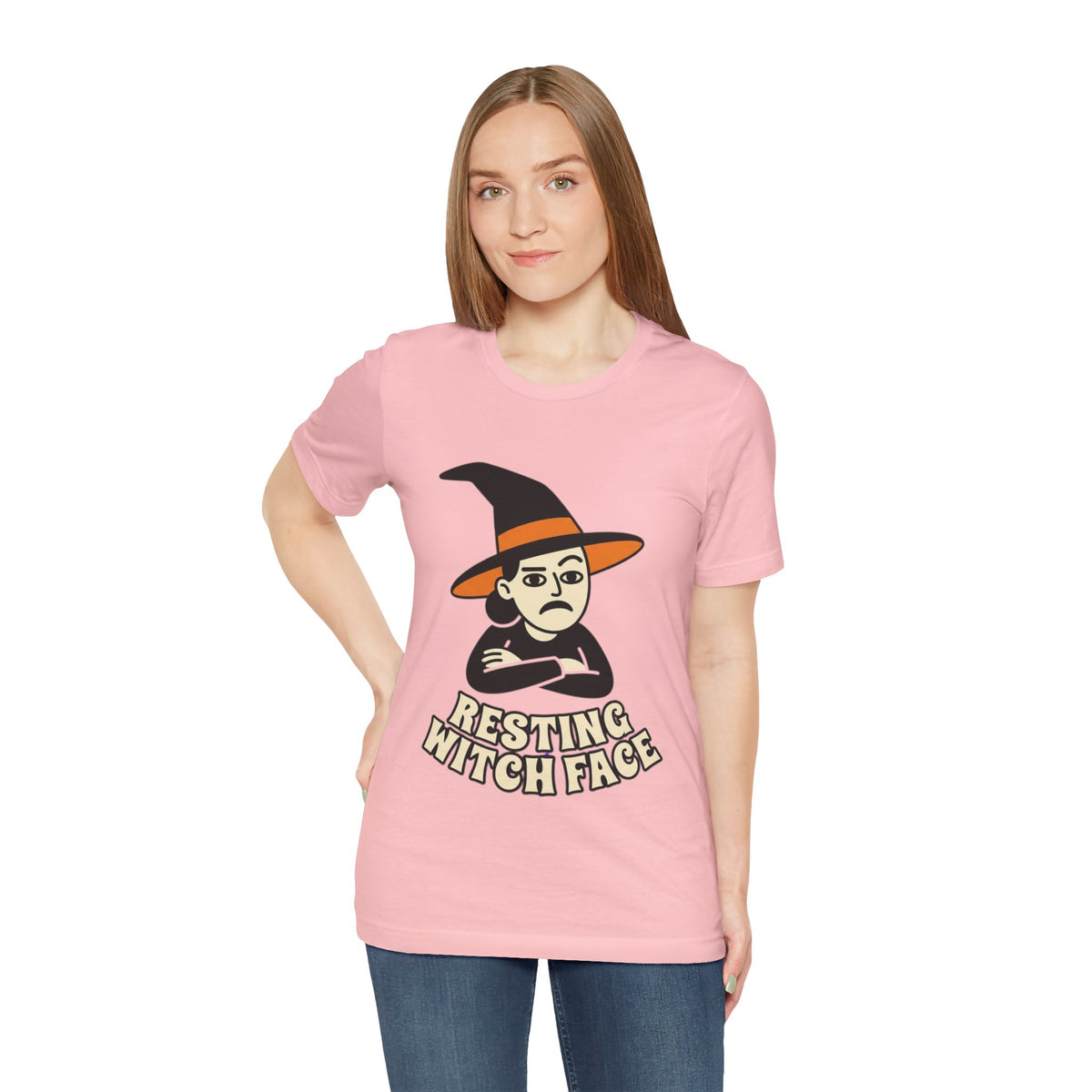 Resting Witch Face Tee — Funny Halloween Graphic T-Shirt