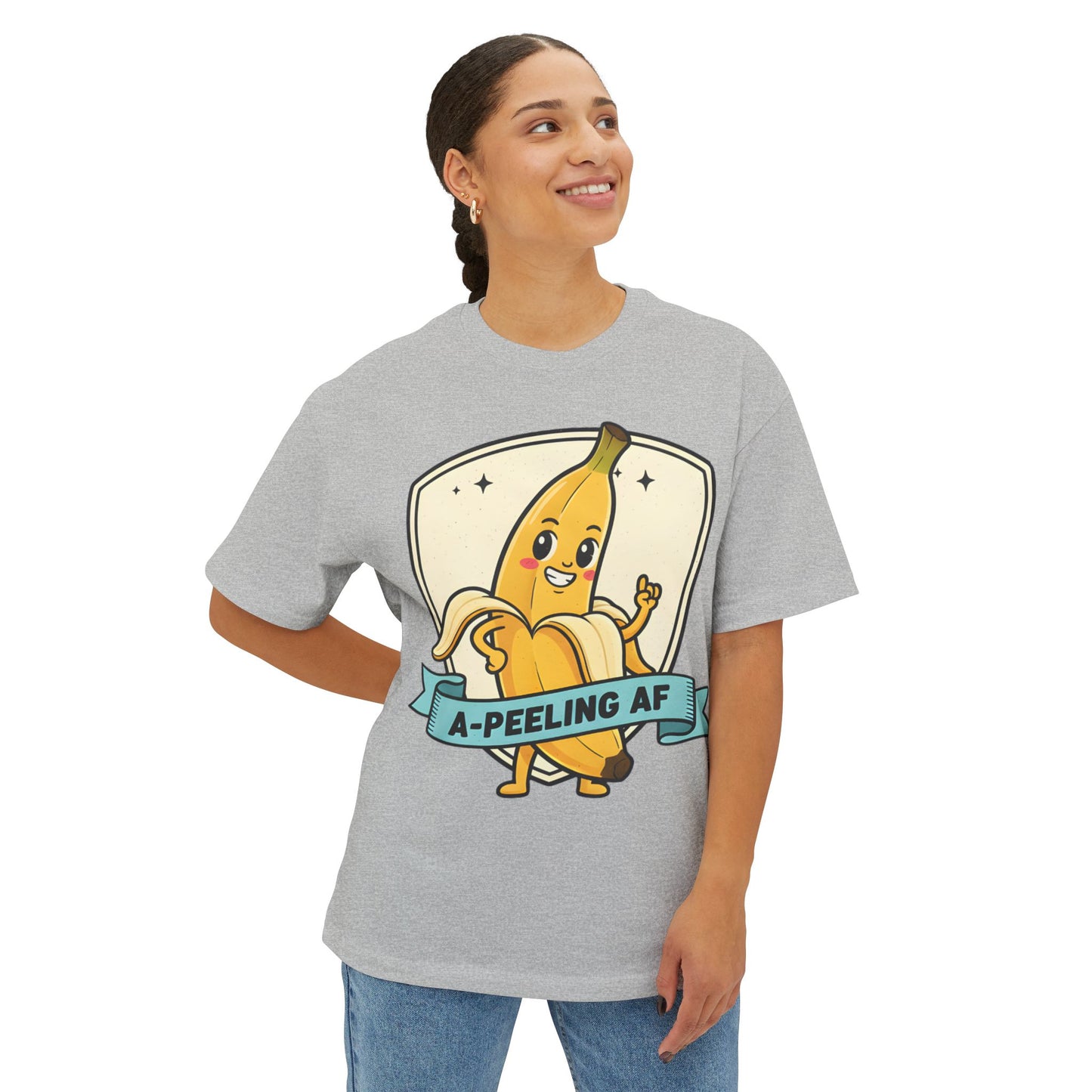 A-Peeling AF Unisex Oversized Boxy Tee