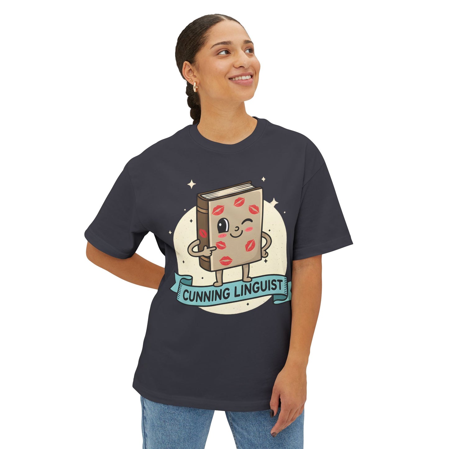 Cunning Linguist Unisex Oversized Tee
