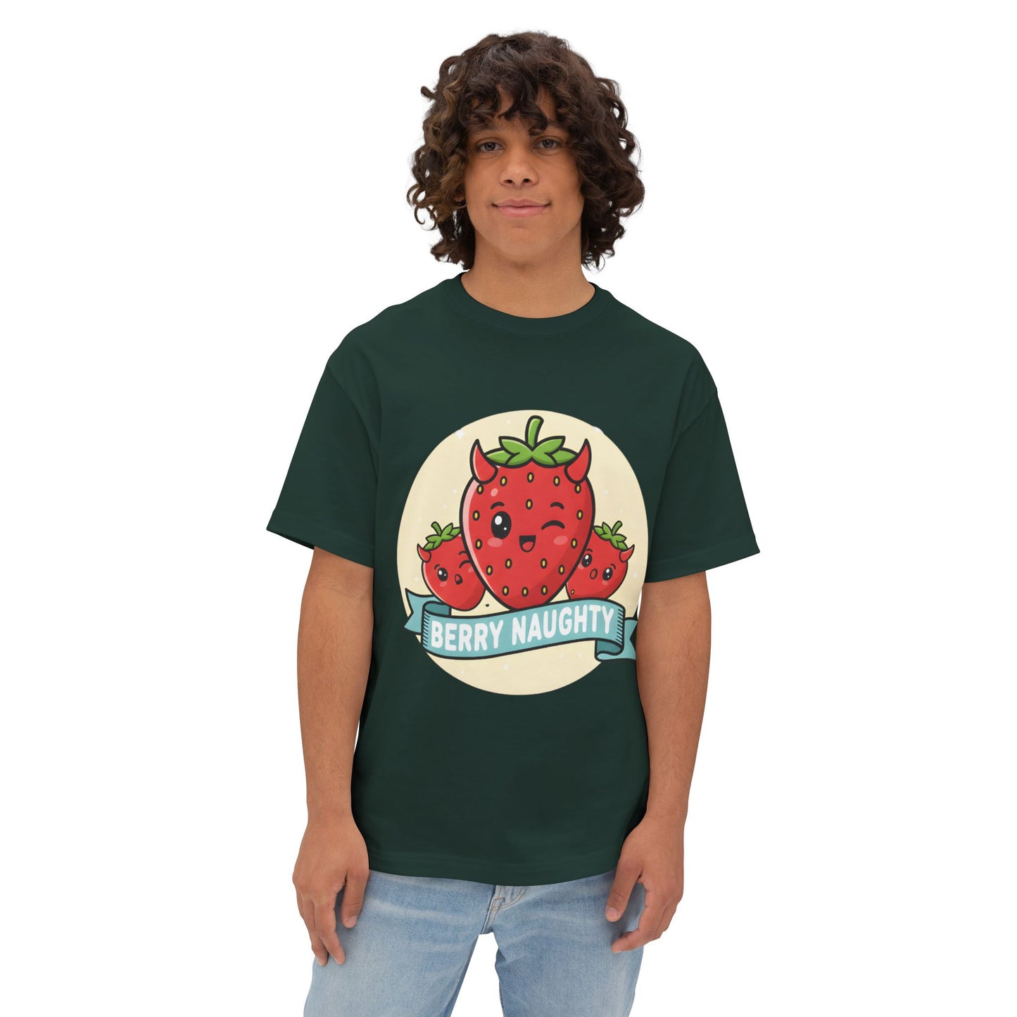 Berry Naughty Unisex Oversized Tee