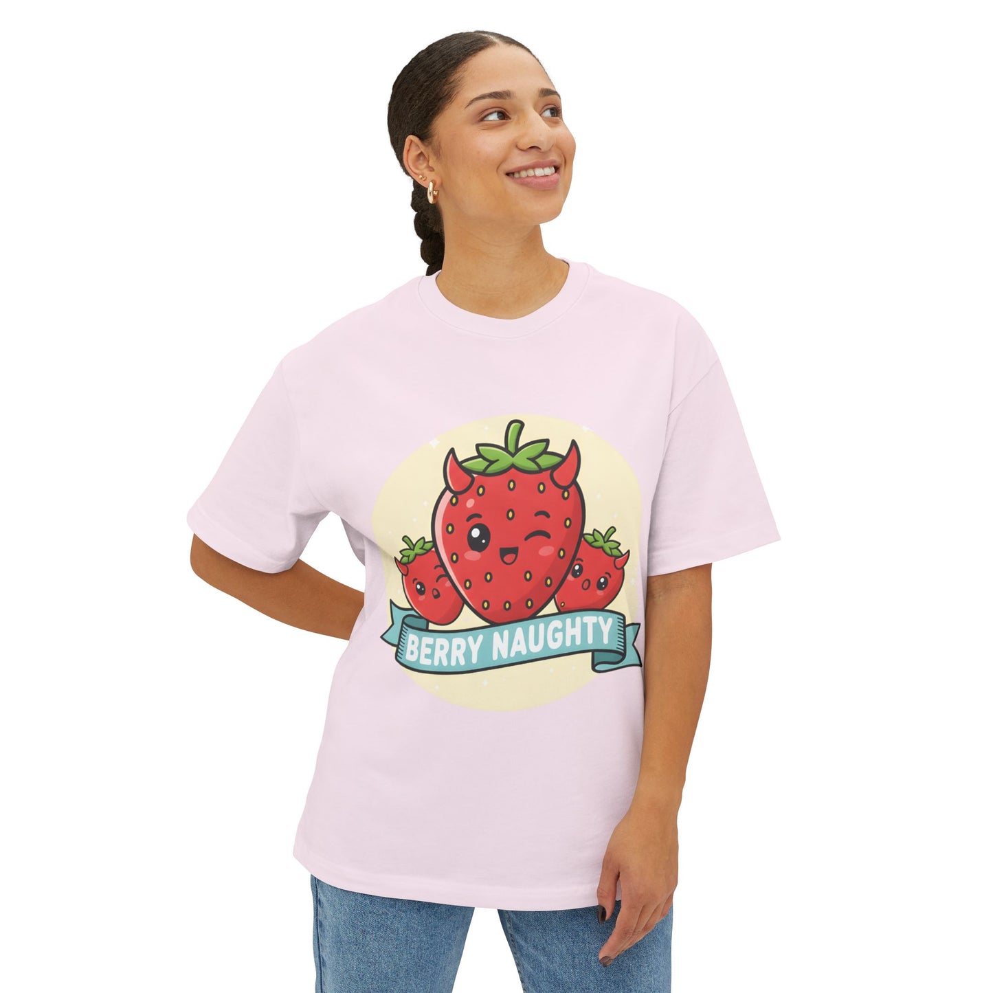 Berry Naughty Unisex Oversized Tee