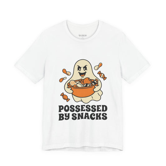 Possessed By Snacks T-Shirt – Cute Ghost Eating Candy Tee