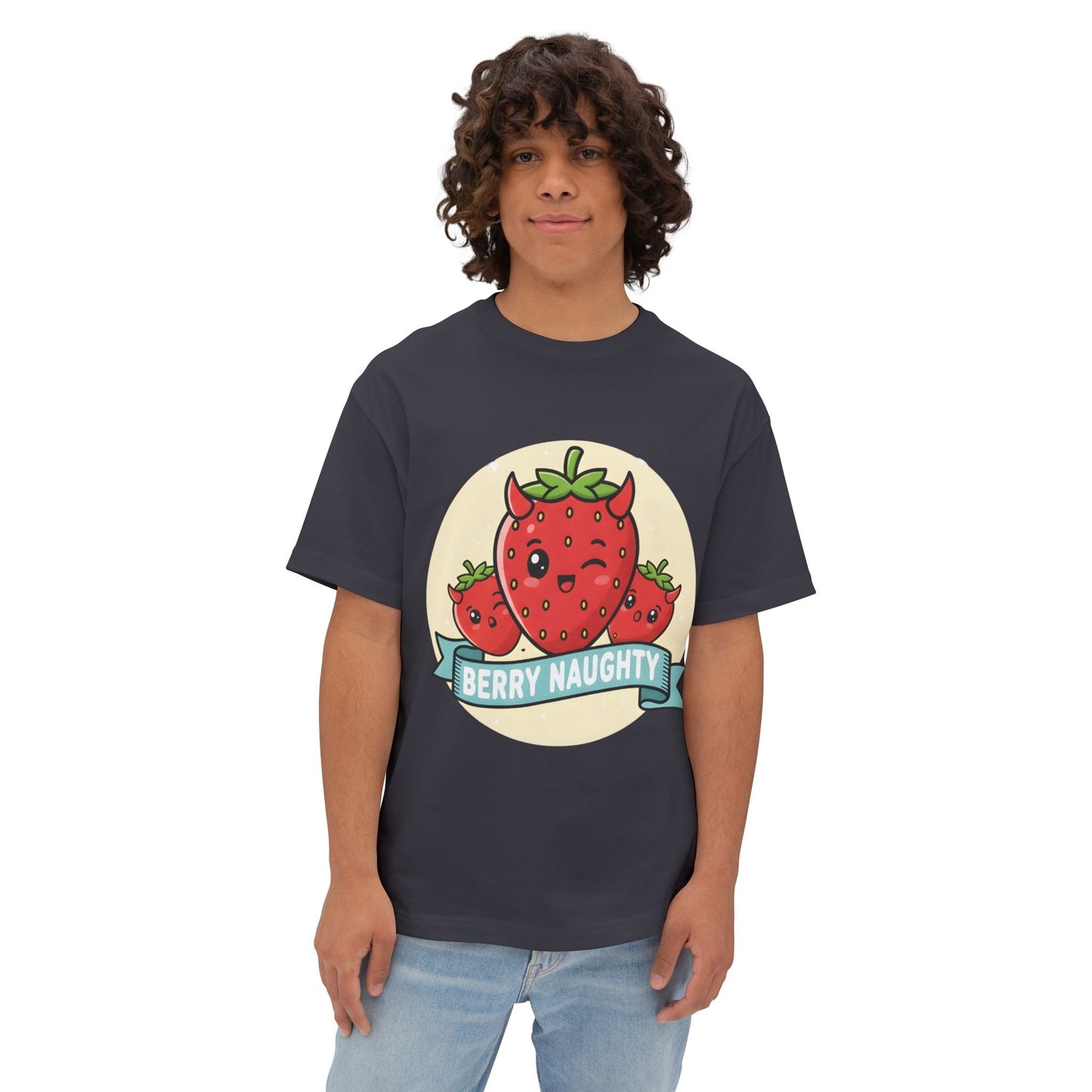 Berry Naughty Unisex Oversized Tee