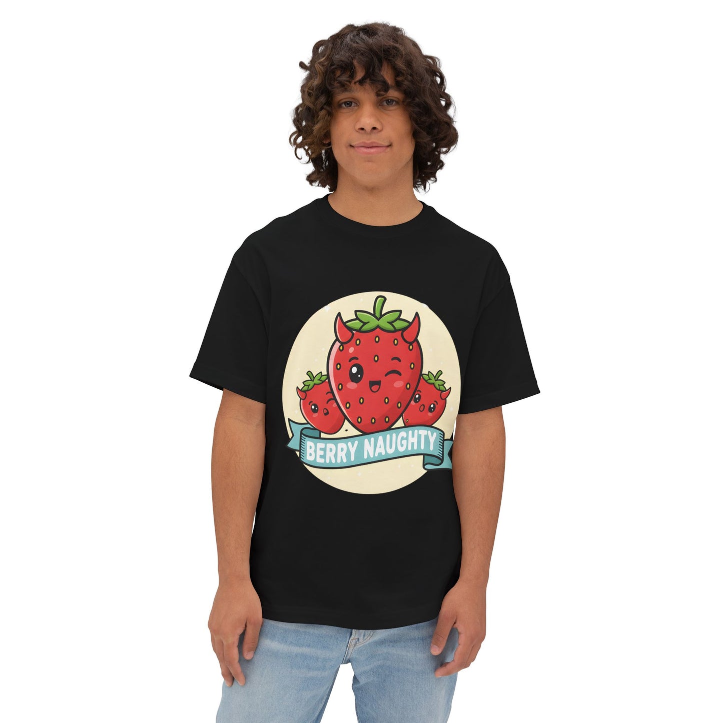 Berry Naughty Unisex Oversized Tee
