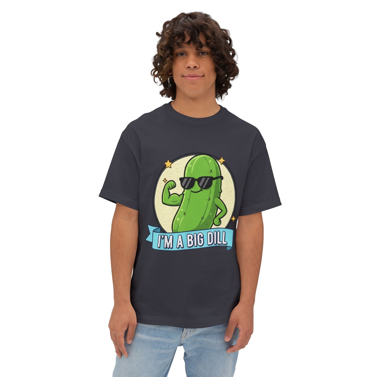 I'm A Big Dill Graphic Tee - Unisex Oversized Boxy T-Shirt