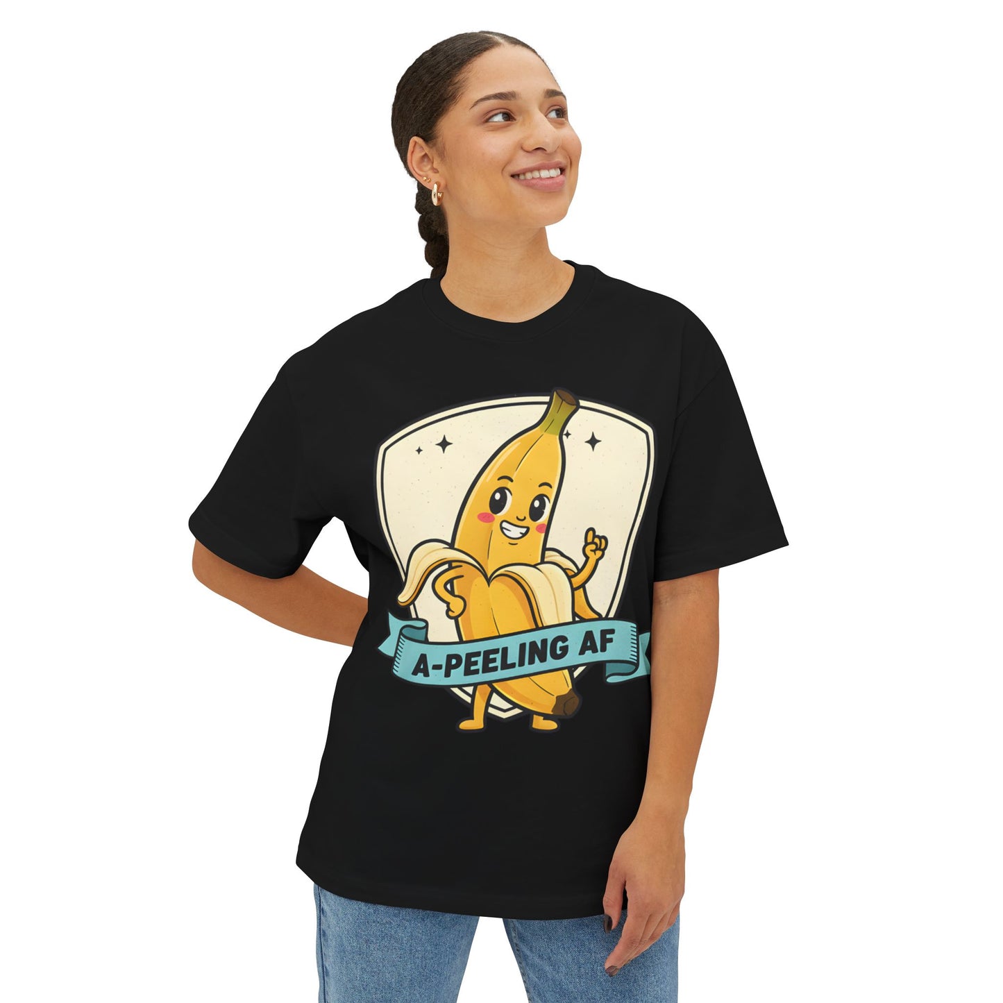 A-Peeling AF Unisex Oversized Boxy Tee