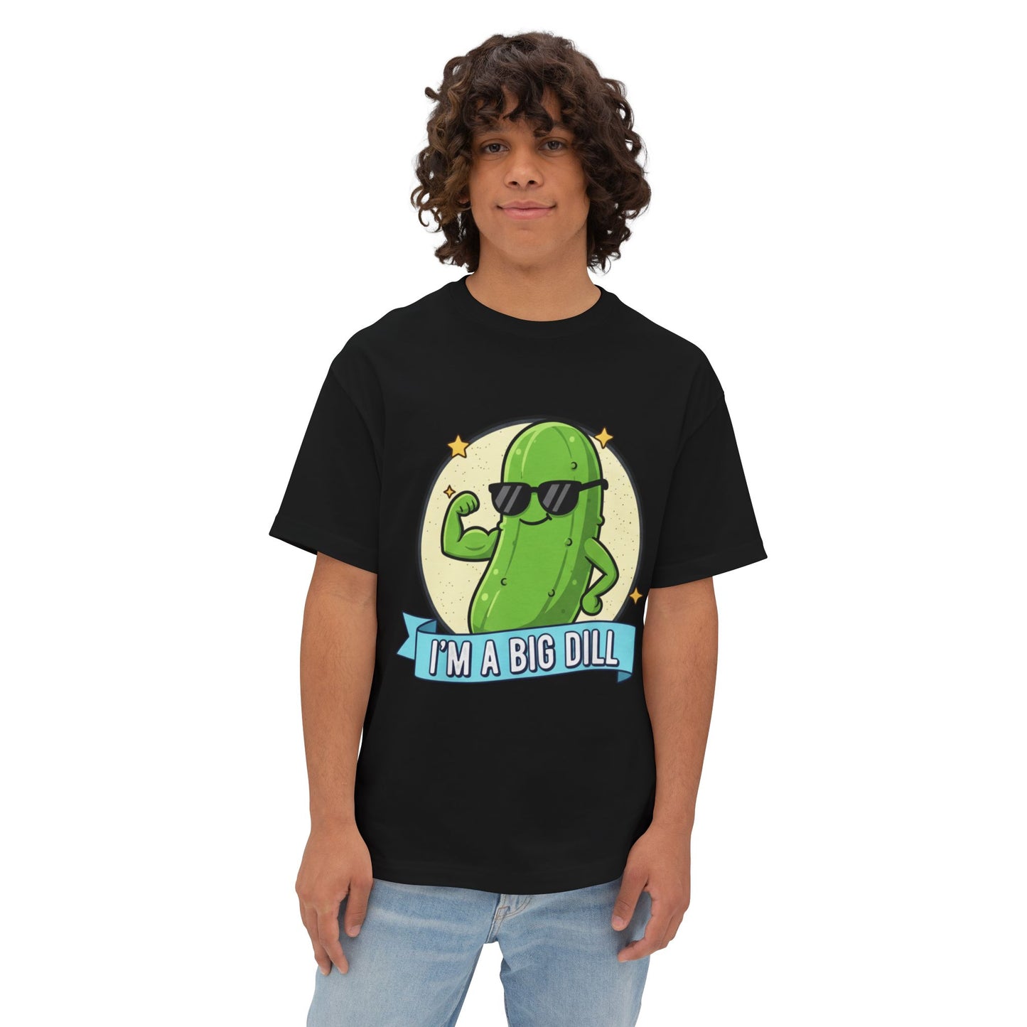 I'm A Big Dill Graphic Tee - Unisex Oversized Boxy T-Shirt
