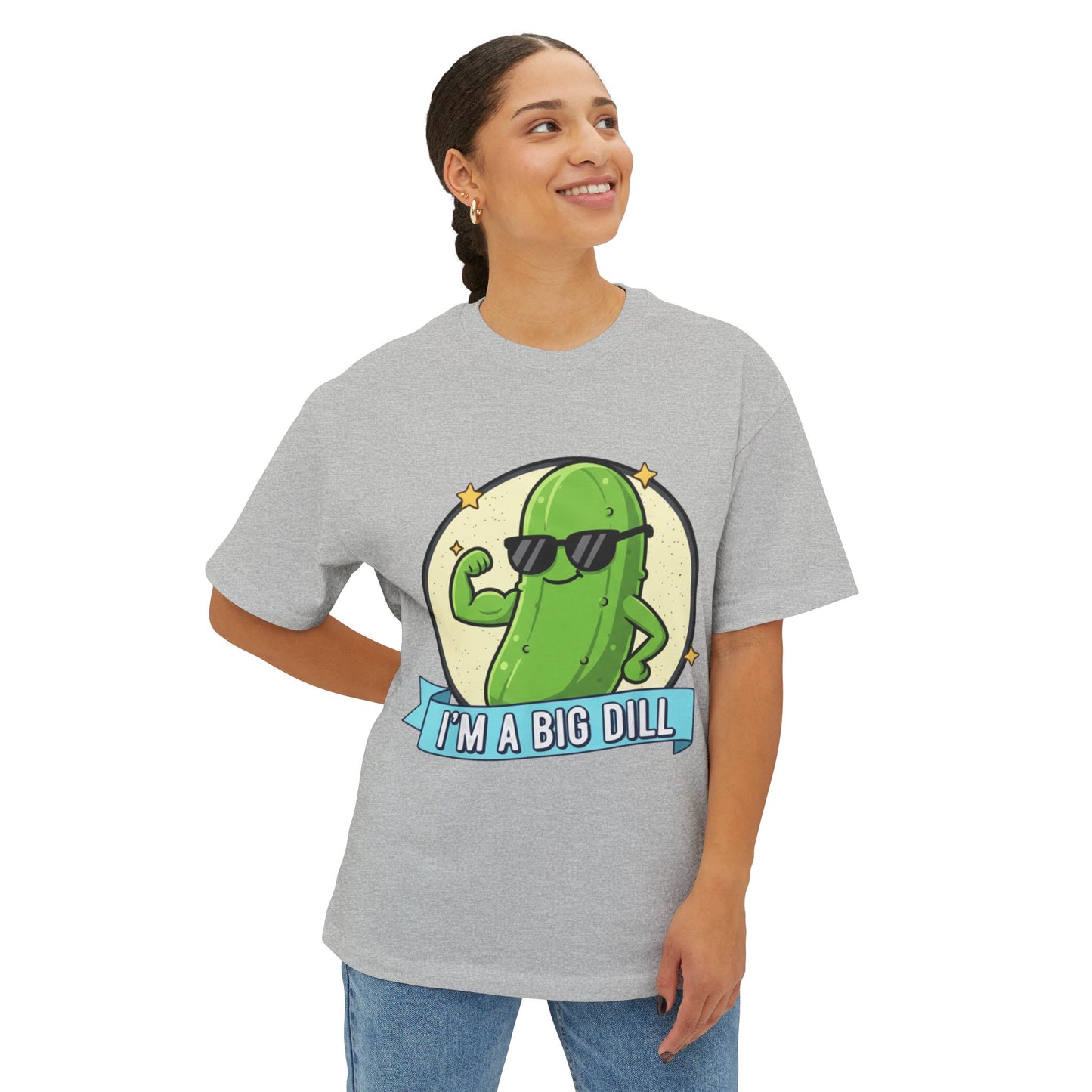 I'm A Big Dill Graphic Tee - Unisex Oversized Boxy T-Shirt
