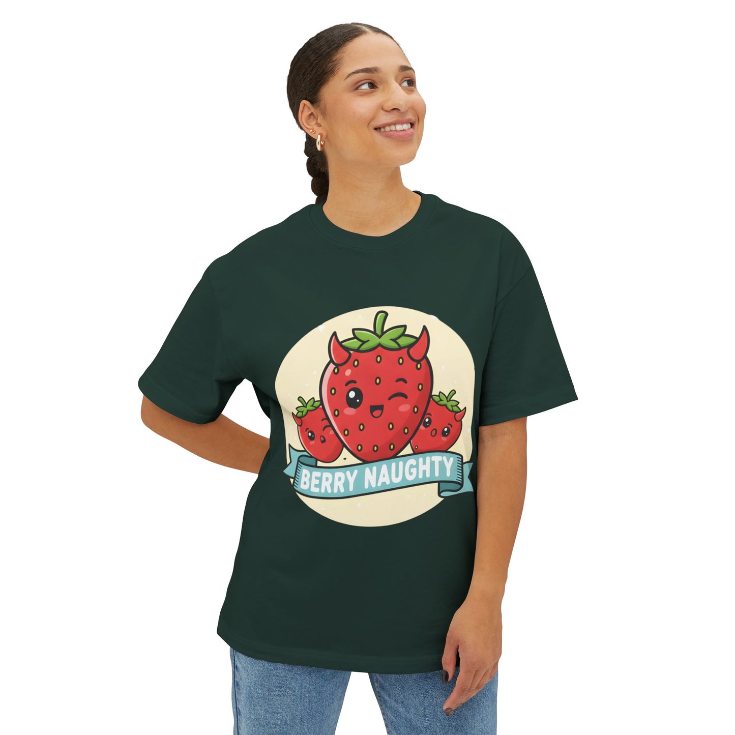 Berry Naughty Unisex Oversized Tee