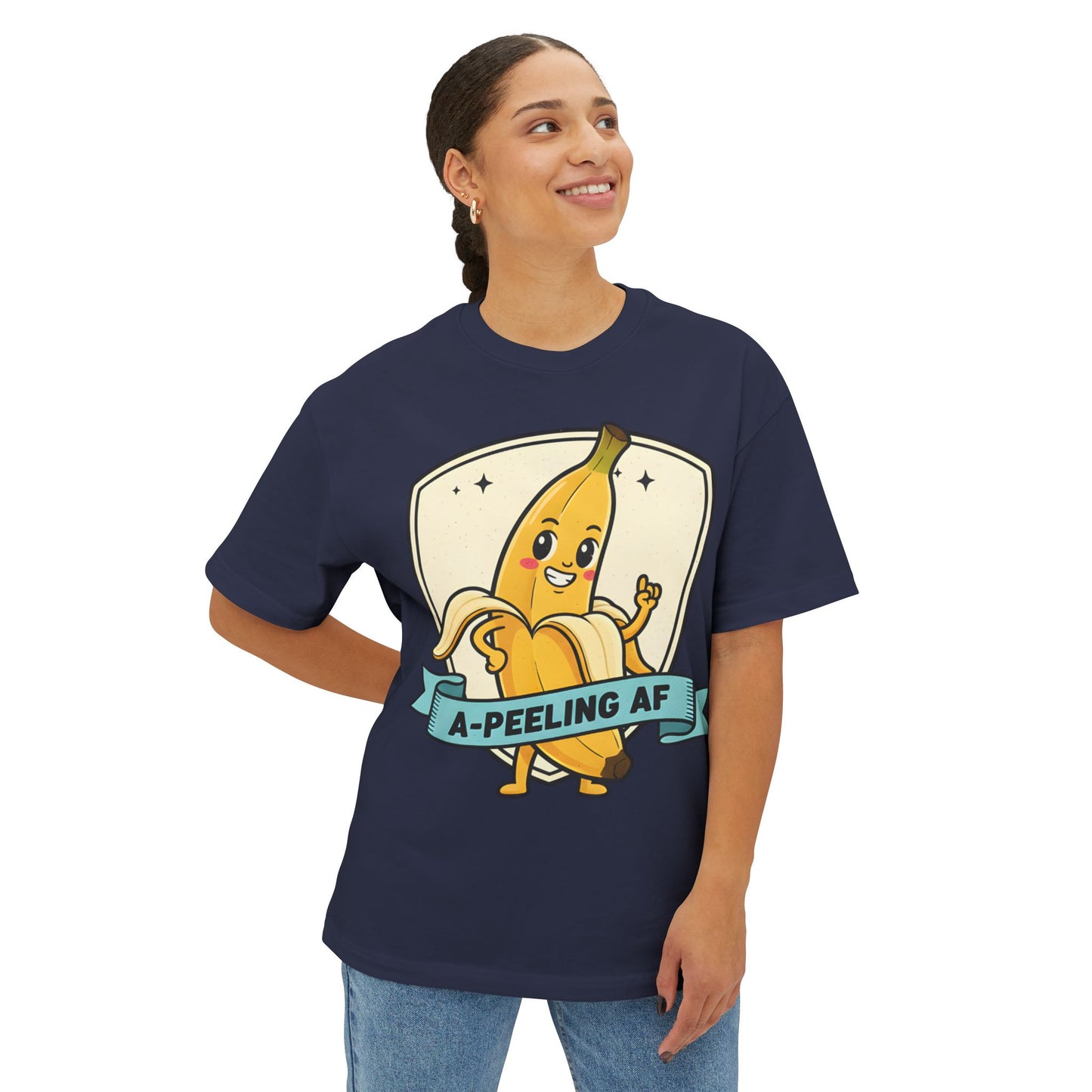A-Peeling AF Unisex Oversized Boxy Tee