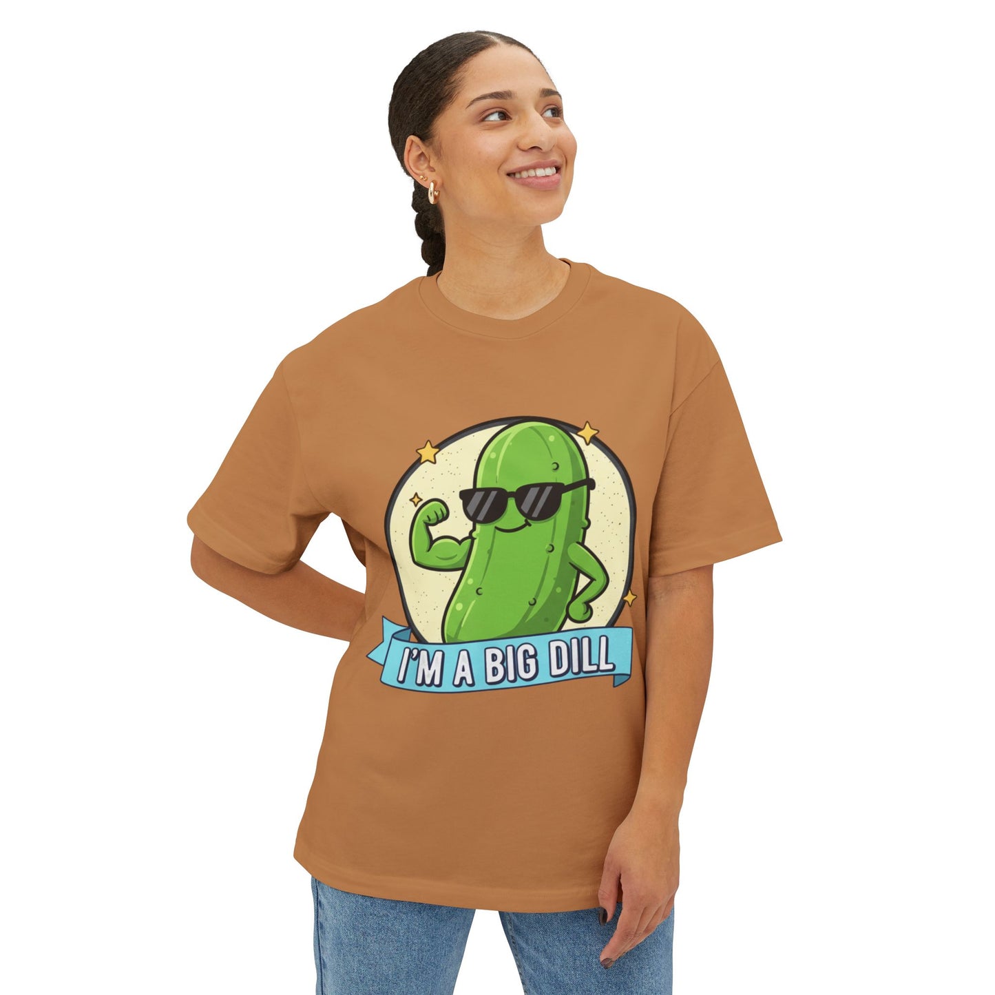 I'm A Big Dill Graphic Tee - Unisex Oversized Boxy T-Shirt