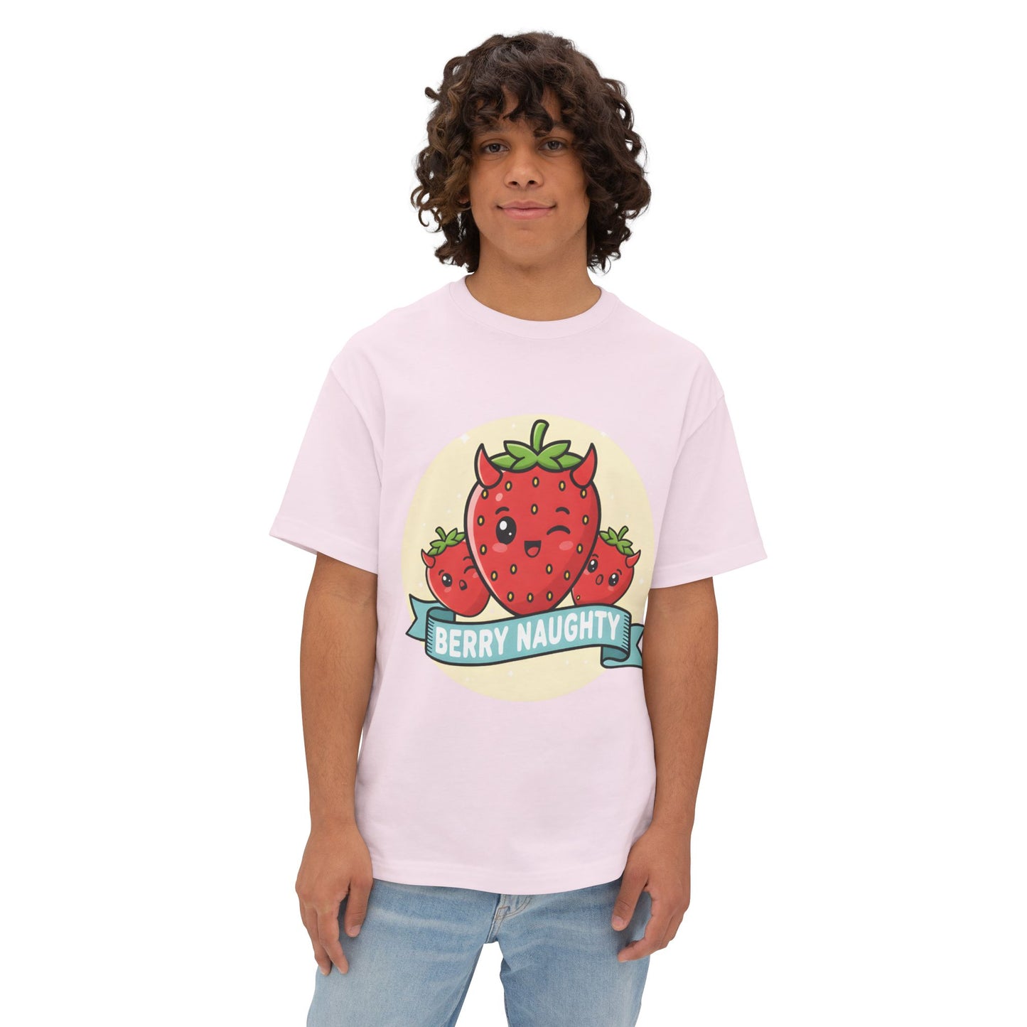 Berry Naughty Unisex Oversized Tee