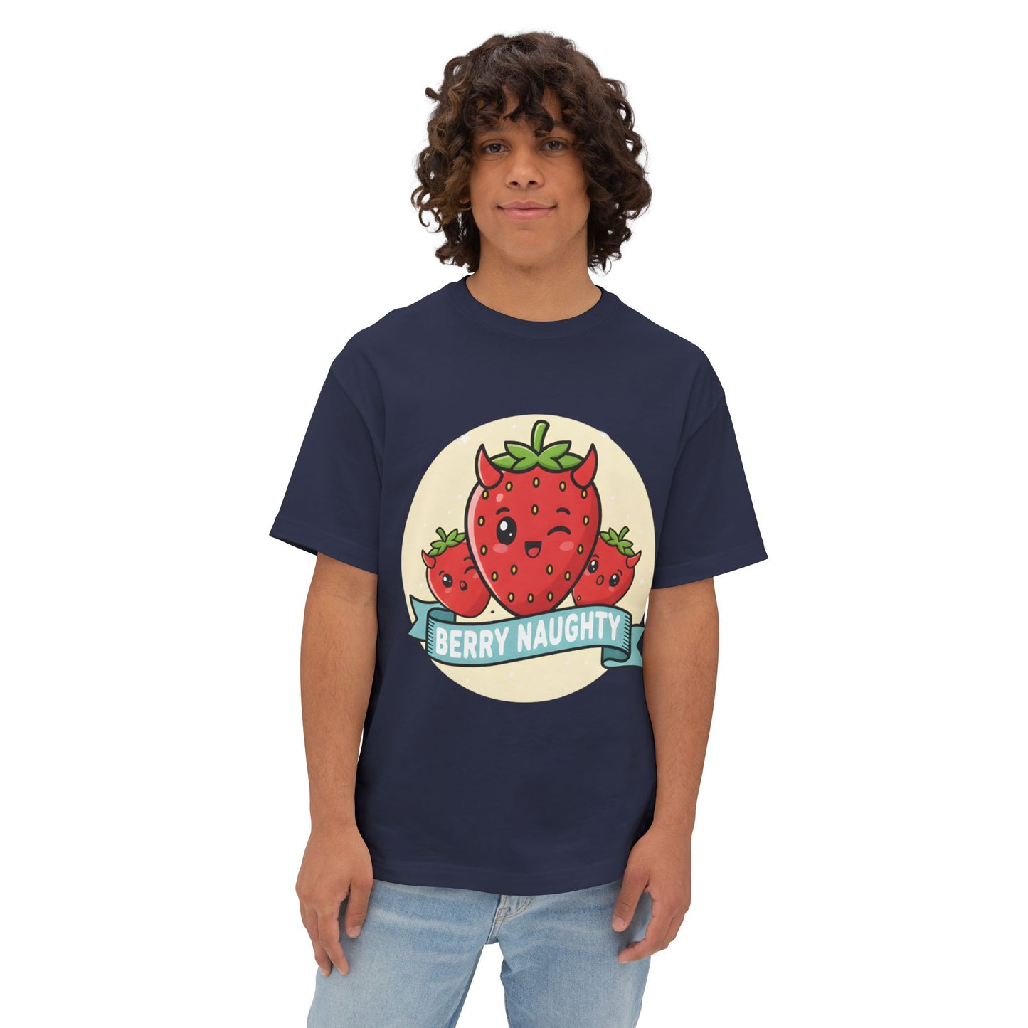 Berry Naughty Unisex Oversized Tee