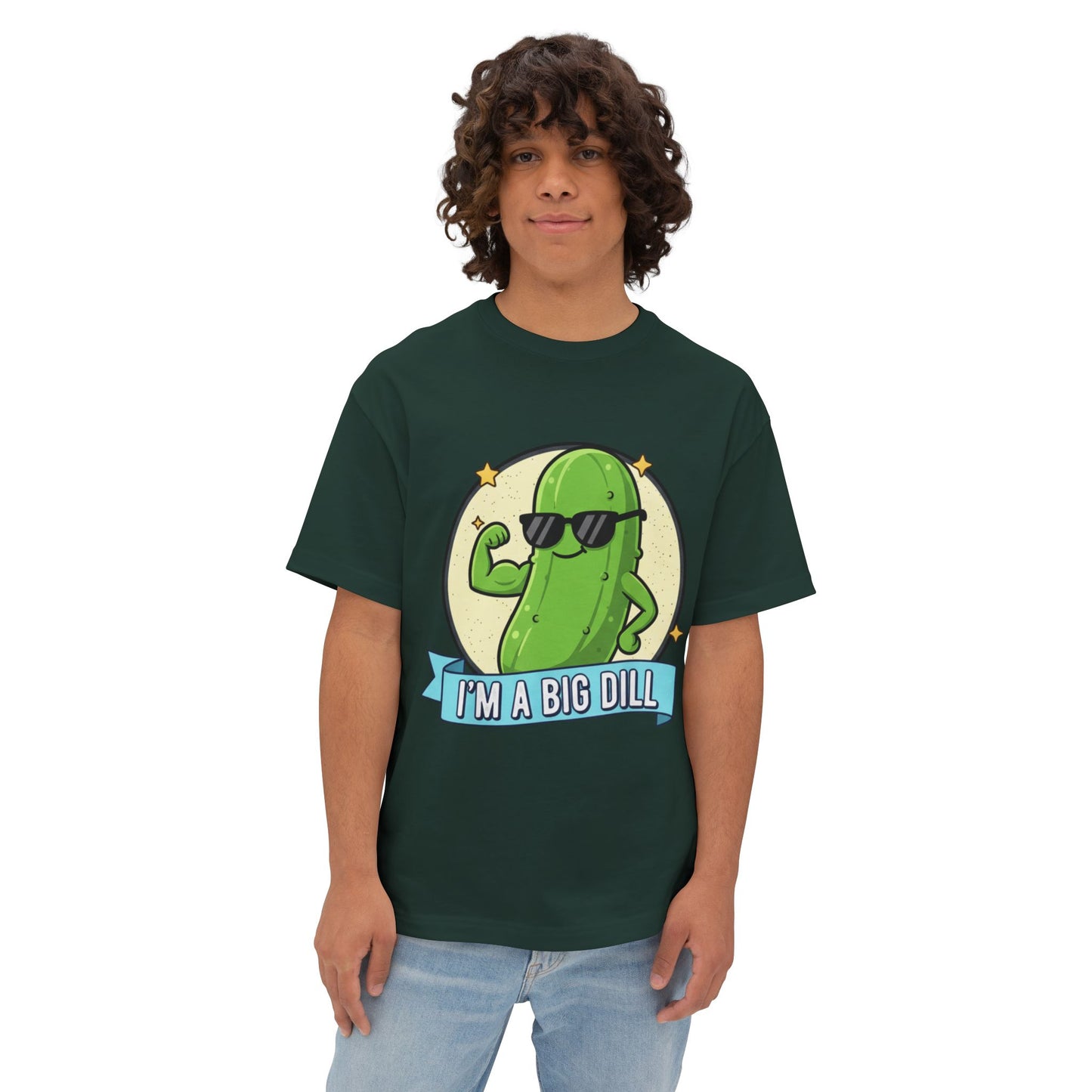 I'm A Big Dill Graphic Tee - Unisex Oversized Boxy T-Shirt