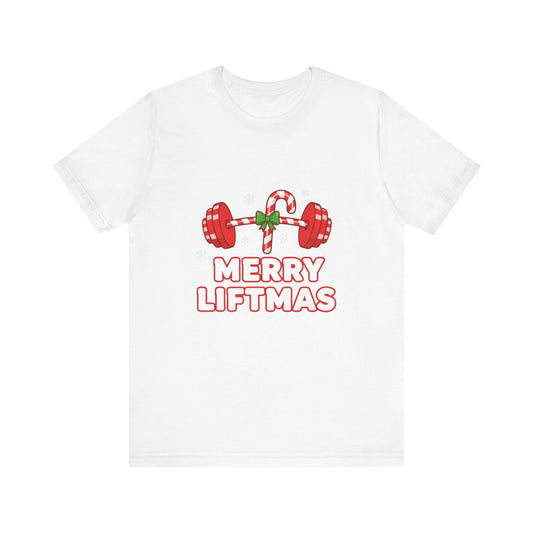 Merry Liftmas Tee - Unisex Christmas Workout Shirt