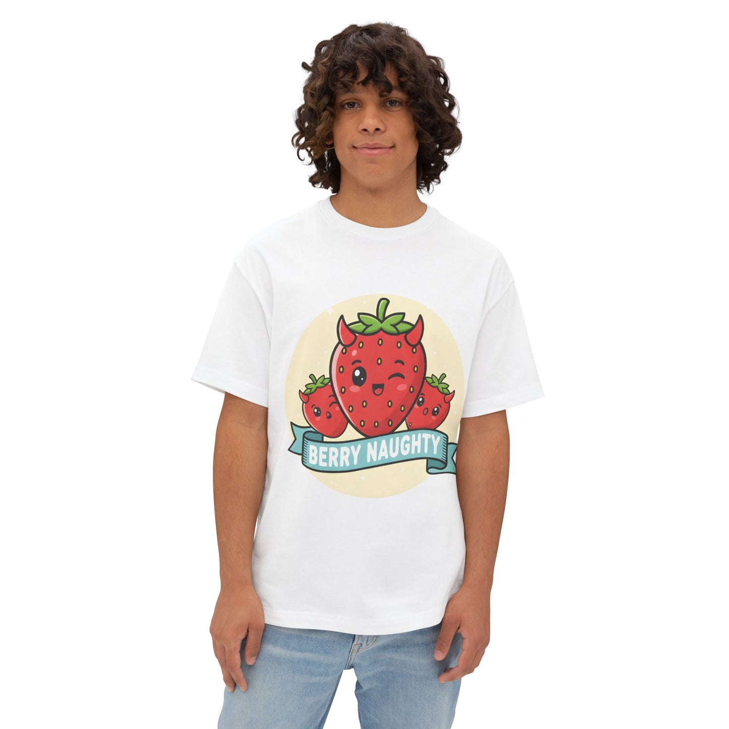 Berry Naughty Unisex Oversized Tee