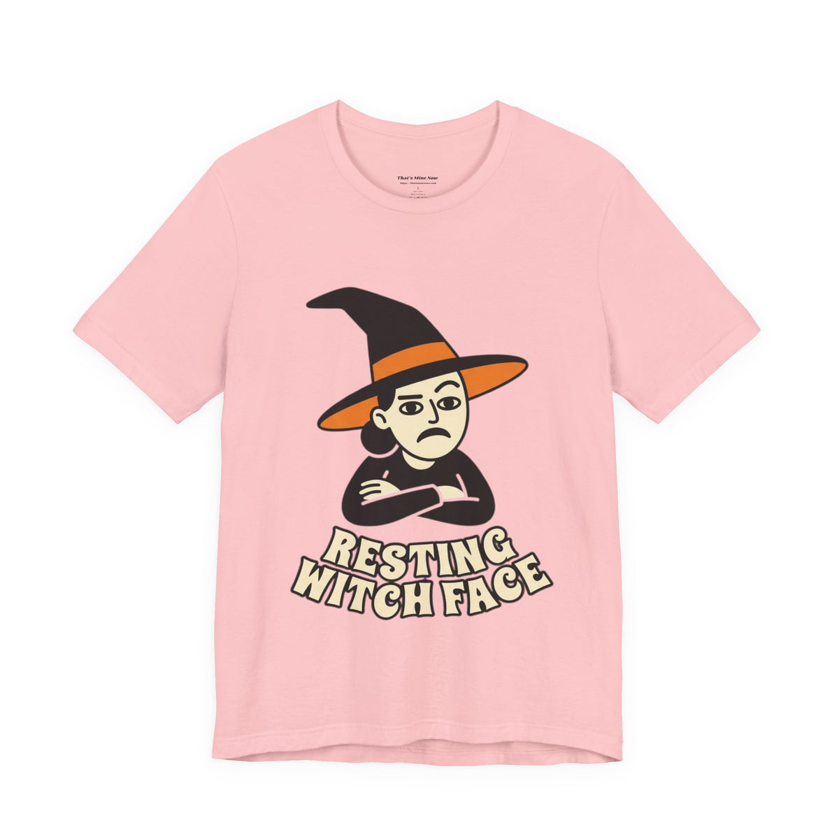 Resting Witch Face Tee — Funny Halloween Graphic T-Shirt