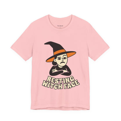 Resting Witch Face Tee — Funny Halloween Graphic T-Shirt