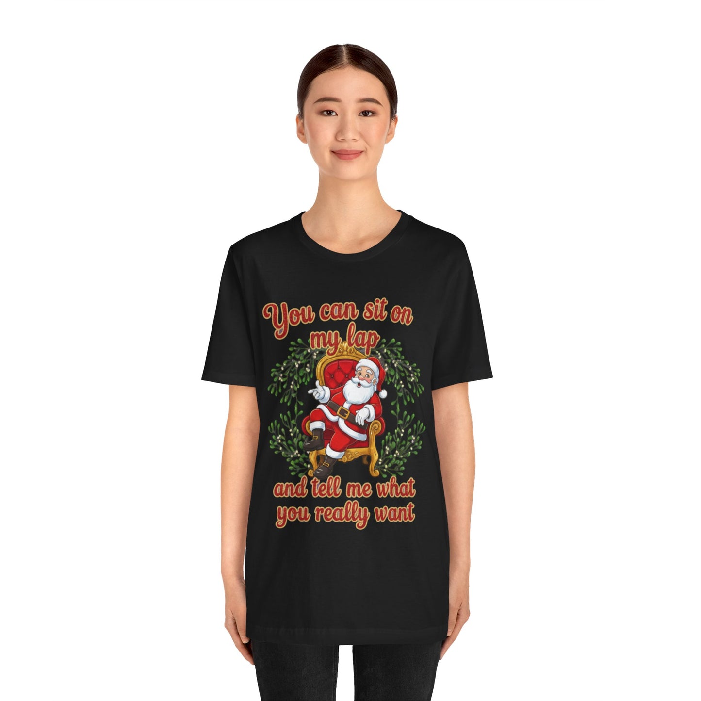 Sit On My Lap Christmas Tee