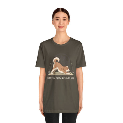 Namaste With My Dog Tee
