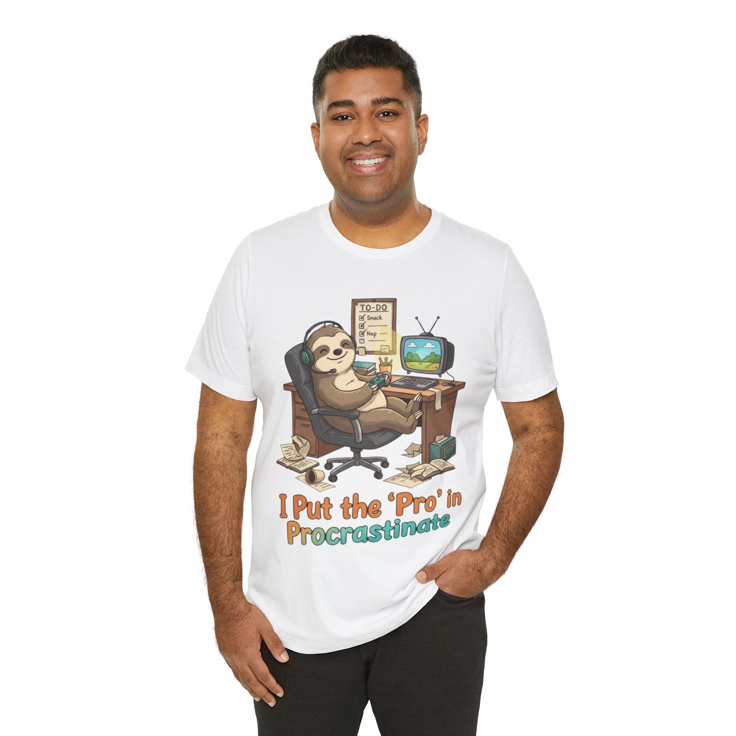 Procrastination Sloth Tee