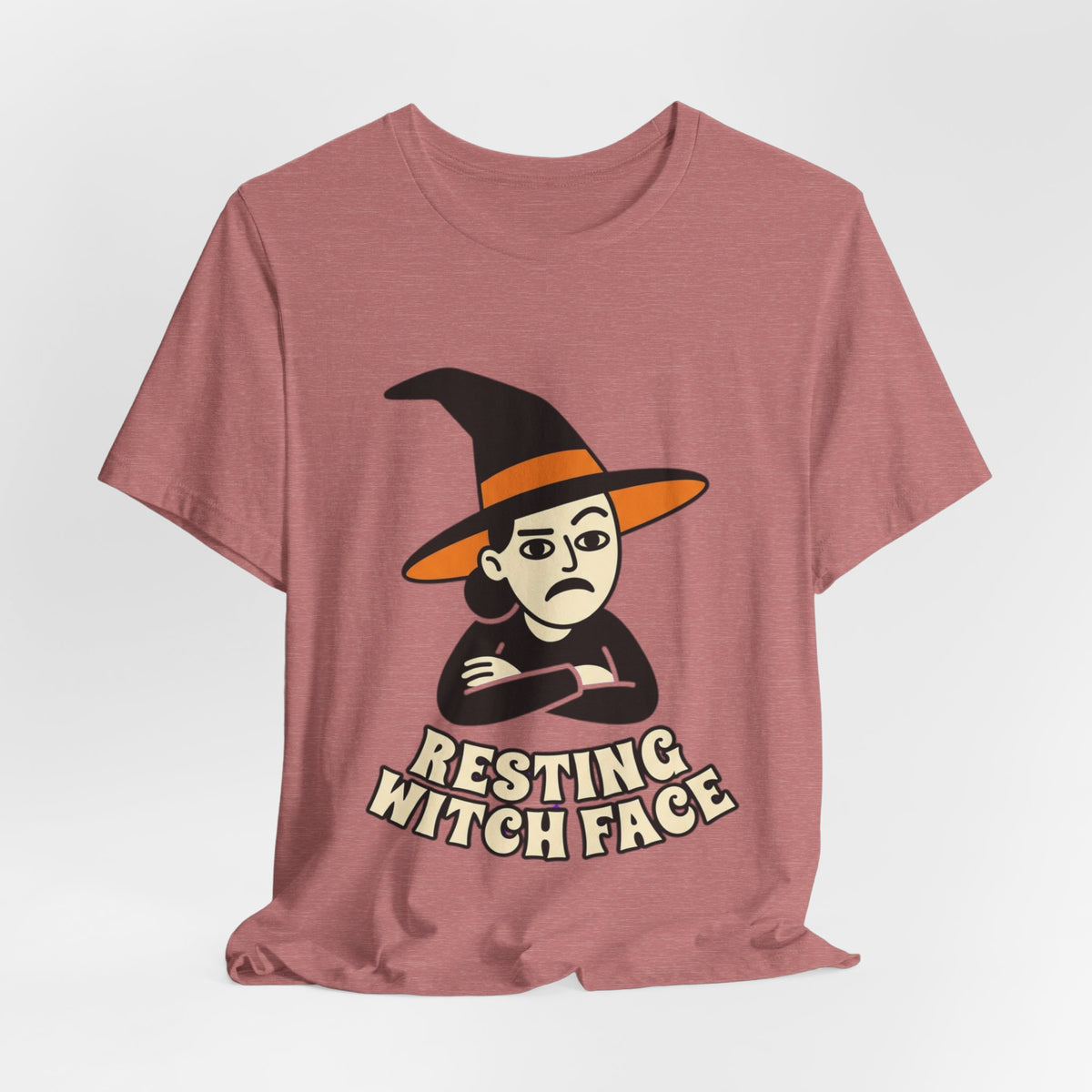 Resting Witch Face Tee — Funny Halloween Graphic T-Shirt