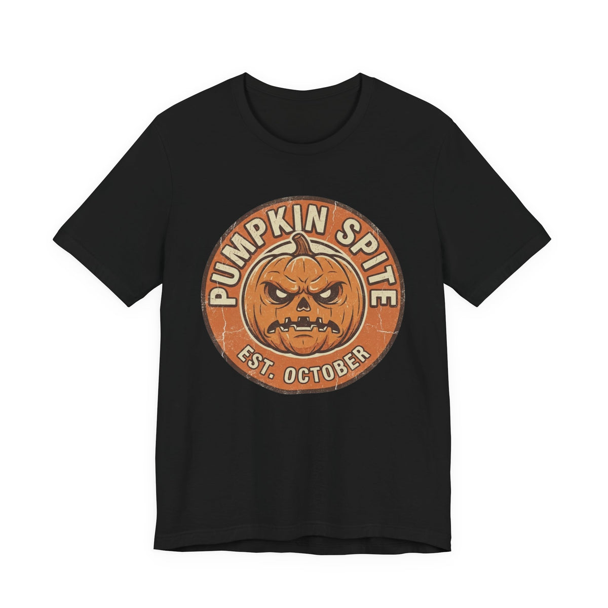 Pumpkin Spite Tee — 'Pumpkin Spite • Est. October' Halloween Graphic Shirt
