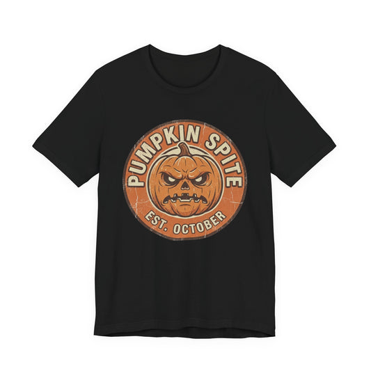 Pumpkin Spite Tee — 'Pumpkin Spite • Est. October' Halloween Graphic Shirt