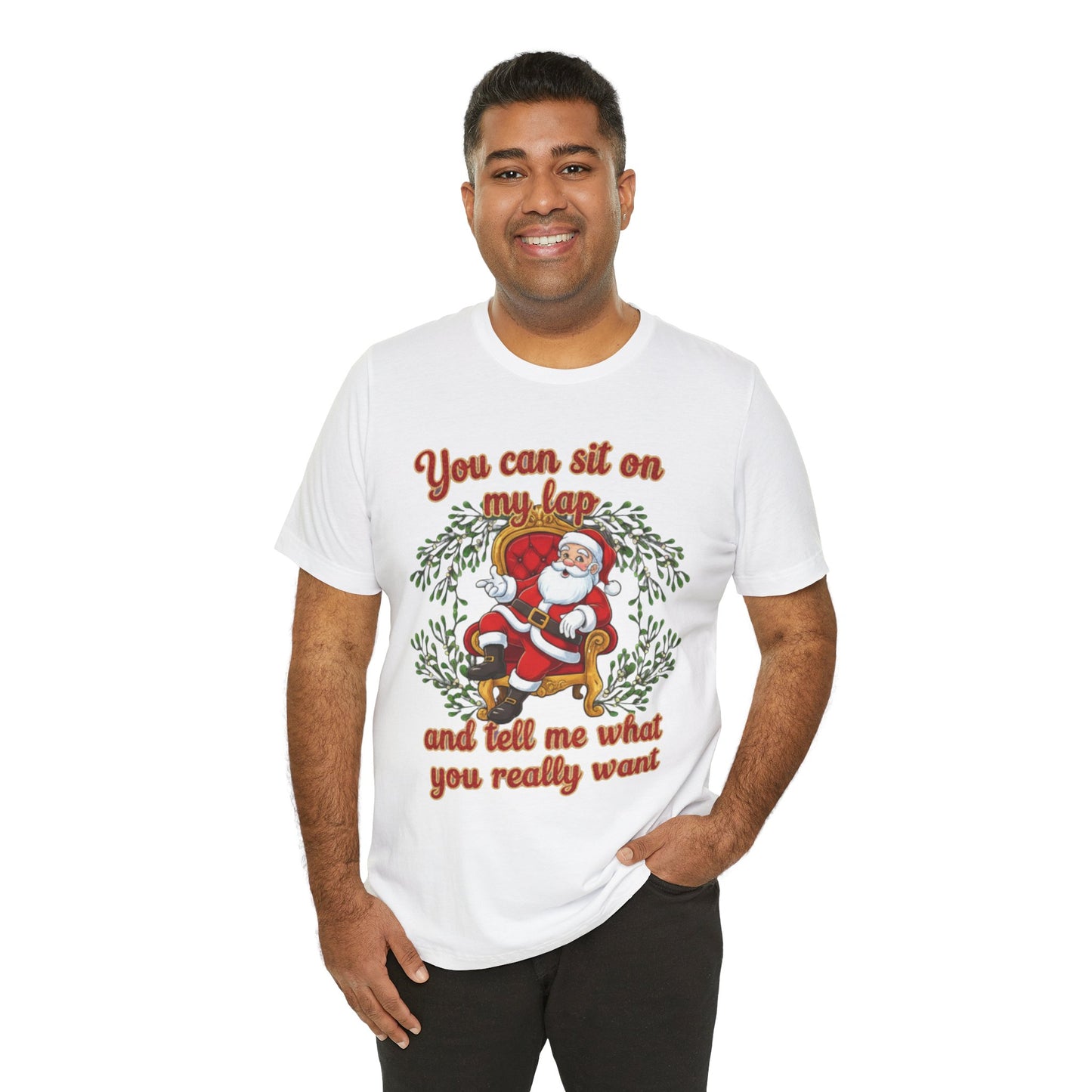 Sit On My Lap Christmas Tee
