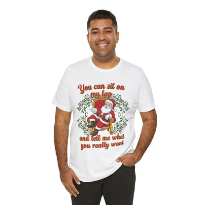Sit On My Lap Christmas Tee