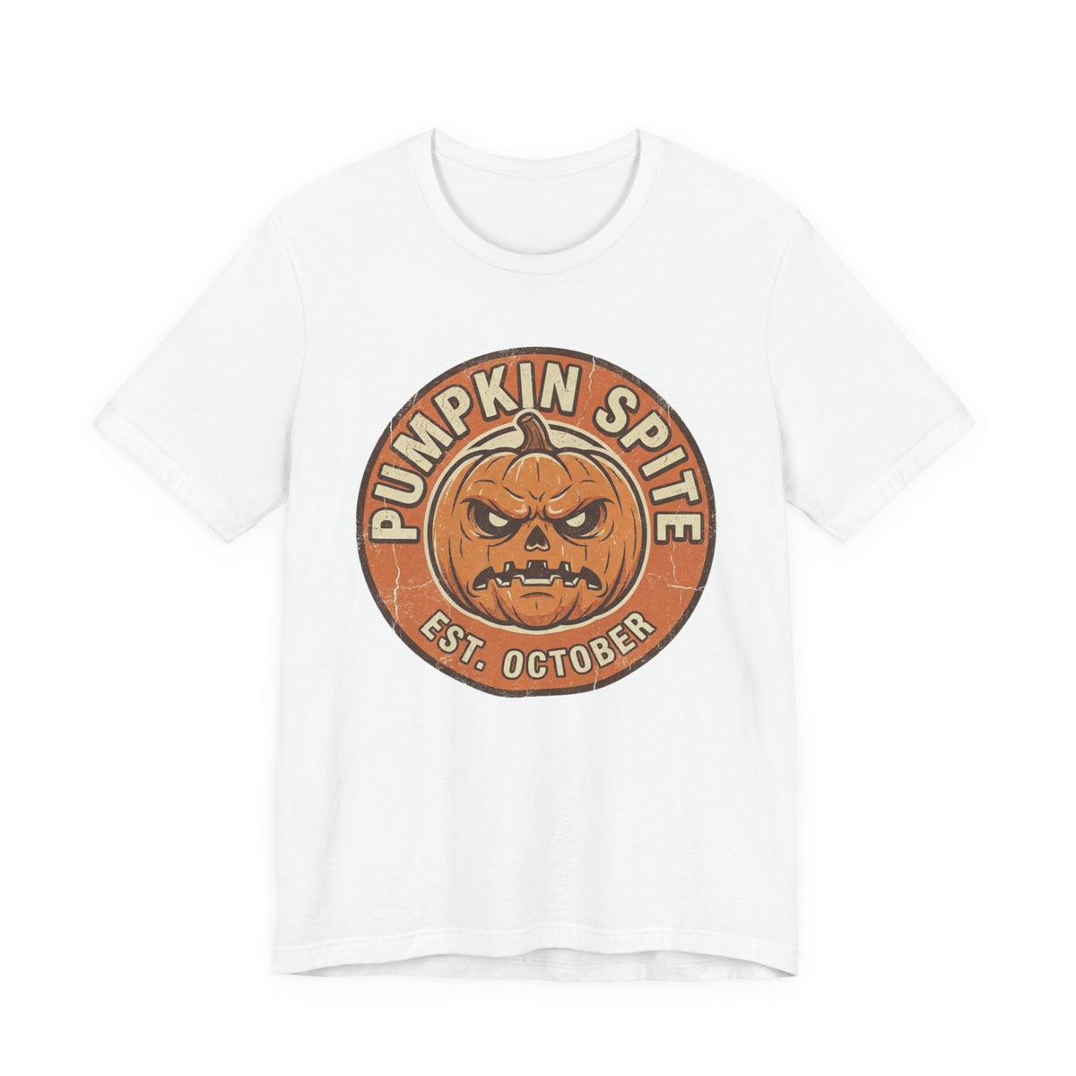 Pumpkin Spite Tee — 'Pumpkin Spite • Est. October' Halloween Graphic Shirt