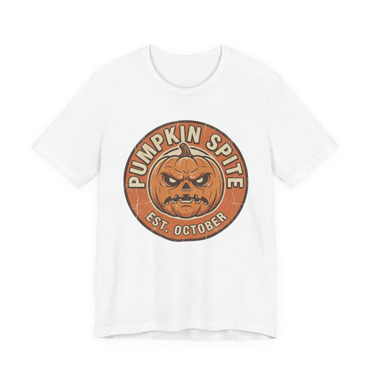 Pumpkin Spite Tee — 'Pumpkin Spite • Est. October' Halloween Graphic Shirt