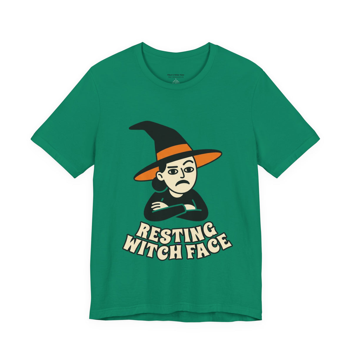 Resting Witch Face Tee — Funny Halloween Graphic T-Shirt