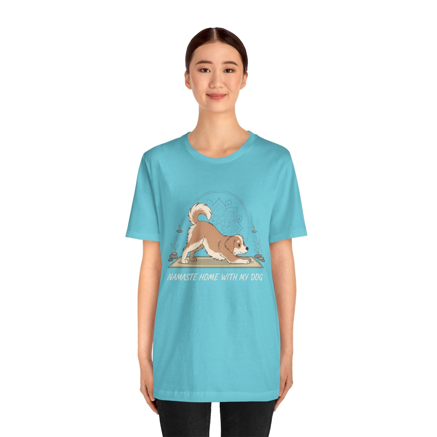 Namaste With My Dog Tee