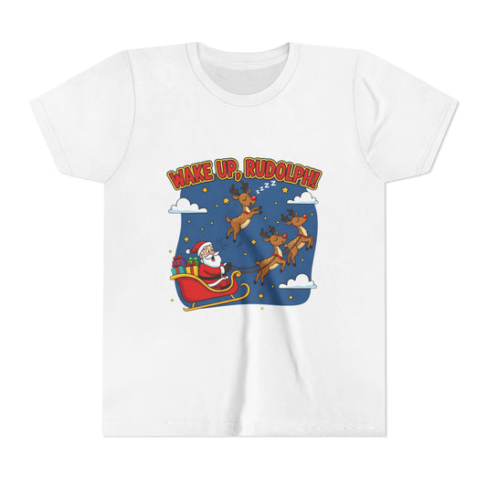 Wake Up, Rudolph! Youth Christmas Tee
