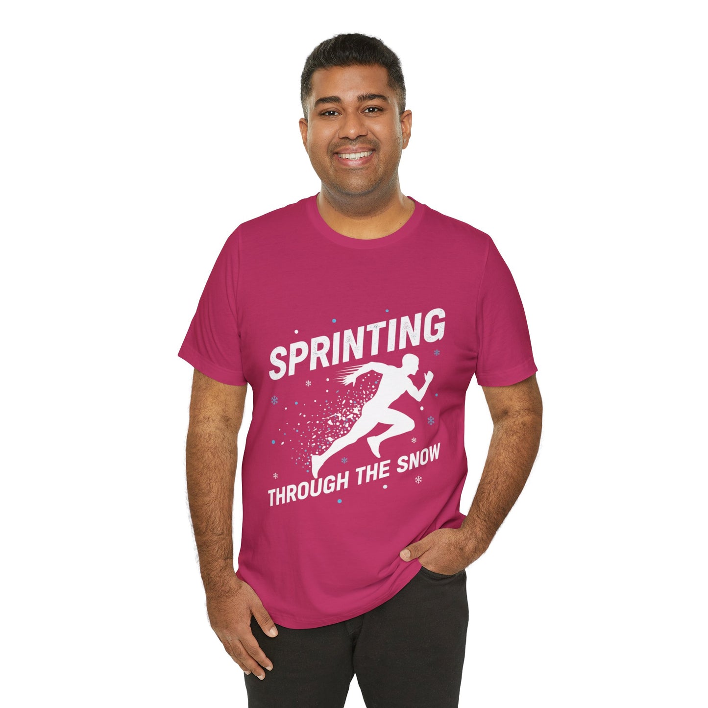 Sprinting Through The Snow T-Shirt
