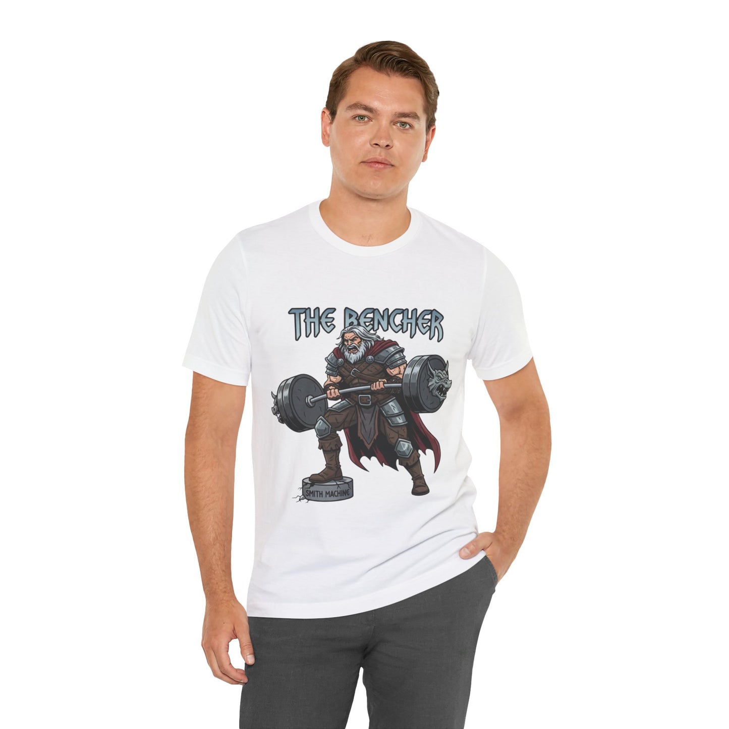 The Bencher T-Shirt — Viking Strength Gym Tee