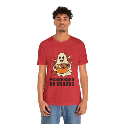 Possessed By Snacks T-Shirt – Cute Ghost Eating Candy Tee