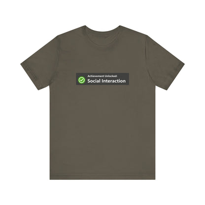 Social Interaction Achievement Tee