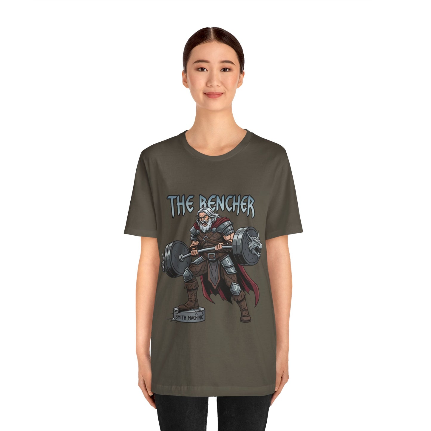 The Bencher T-Shirt — Viking Strength Gym Tee