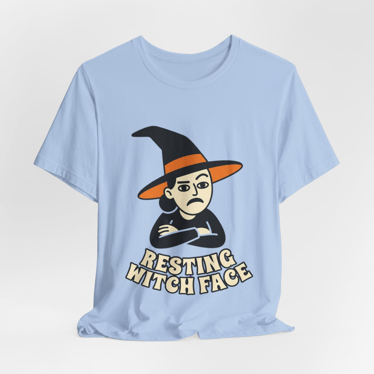 Resting Witch Face Tee — Funny Halloween Graphic T-Shirt