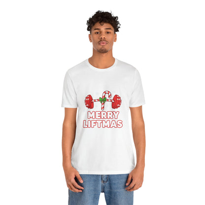 Merry Liftmas Tee - Unisex Christmas Workout Shirt