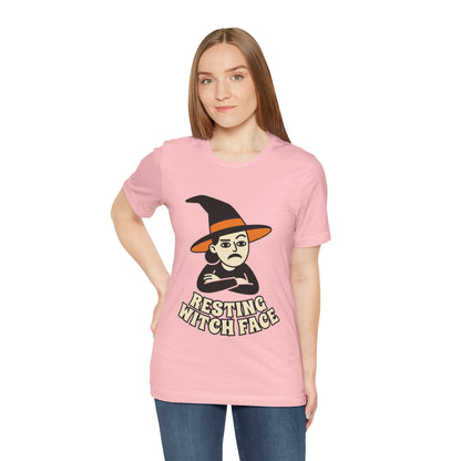 Resting Witch Face Tee — Funny Halloween Graphic T-Shirt