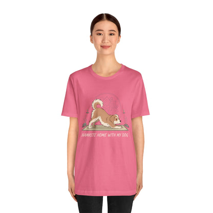 Namaste With My Dog Tee