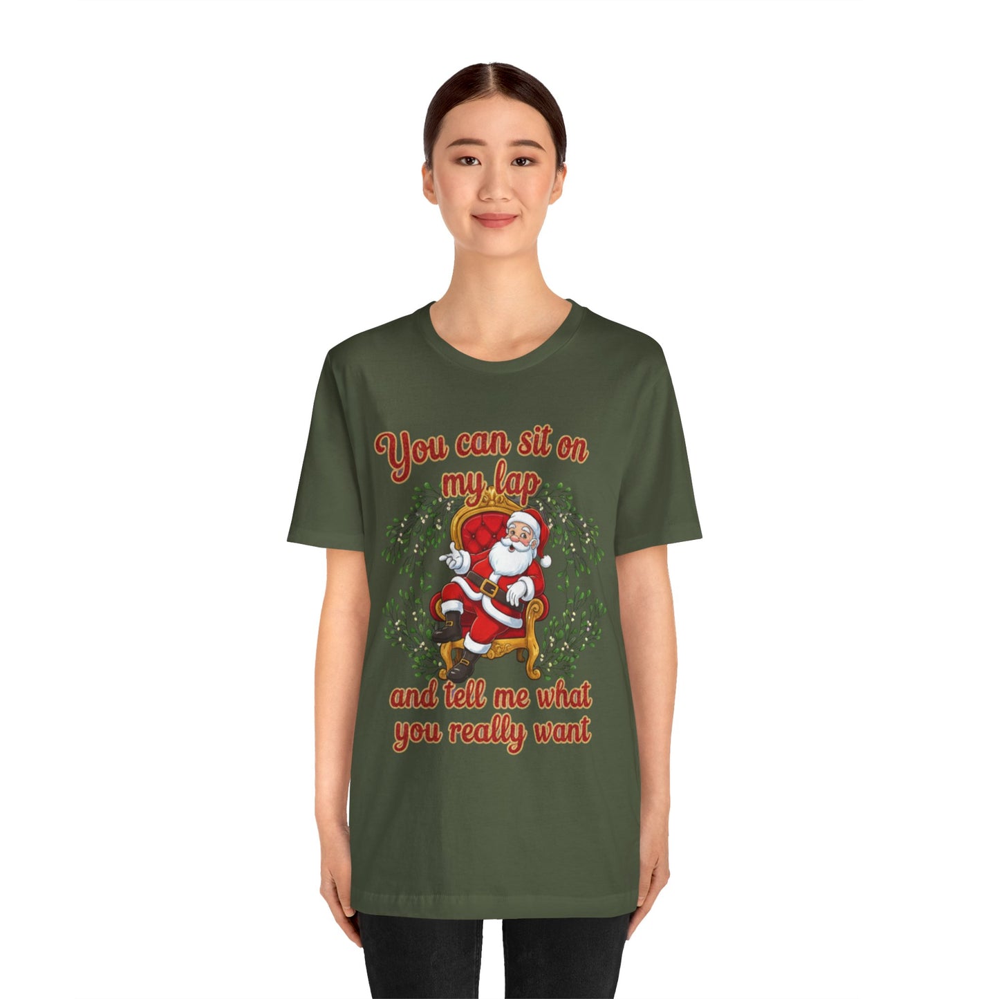 Sit On My Lap Christmas Tee