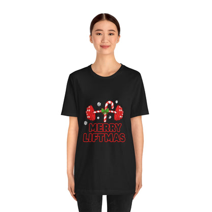Merry Liftmas Tee - Unisex Christmas Workout Shirt
