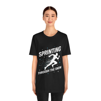 Sprinting Through The Snow T-Shirt