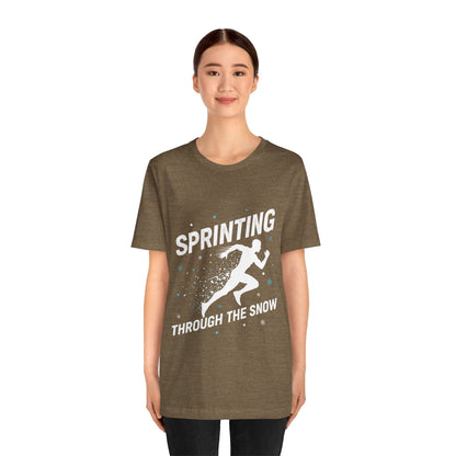 Sprinting Through The Snow T-Shirt